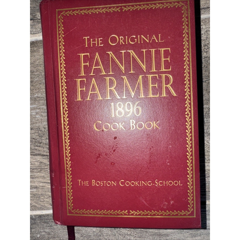 Fannie Farmer Cook Book 100th Anniversary Commemorative Ed 1996 Gilt Edge HC